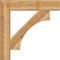 Ekena Millwork Westlake Block Rough Sawn Bracket, Western Red Cedar, 6"W x 36"D x 36"H BKT06X36X36WTL05RWR - alternate 2